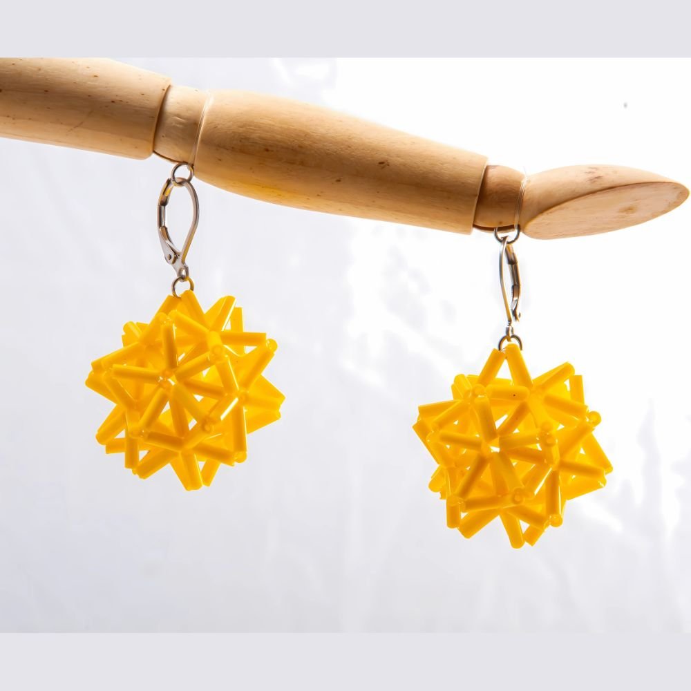 Aretes Icosaedro estrellado 0.6